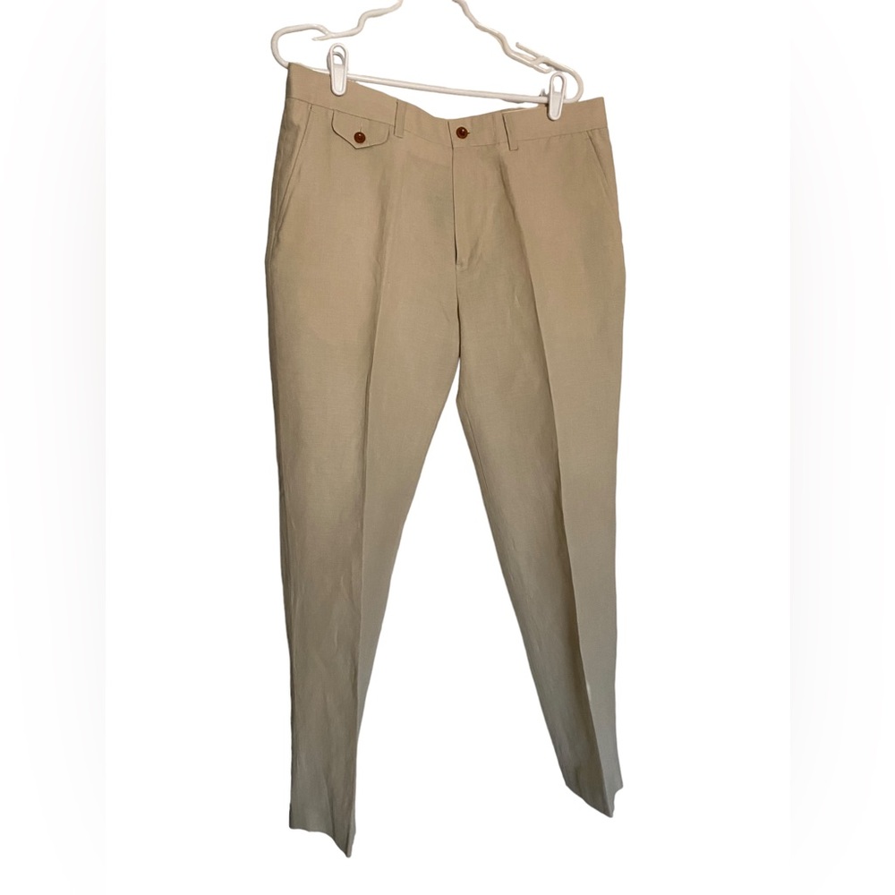 Polo Ralph Lauren Slacks Linen Classic Fit light tan 34x30